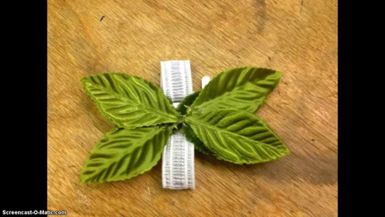 Creating A Glued Corsage