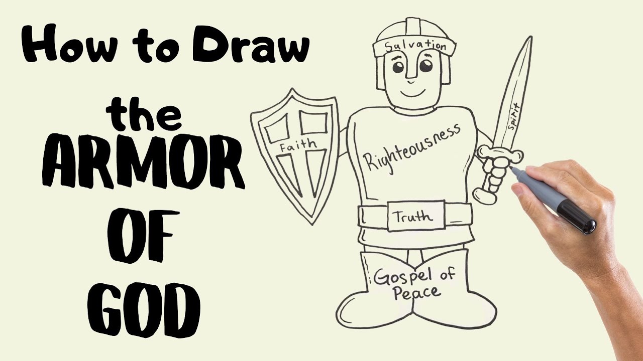 How To Draw The Armor Of God | For Kids