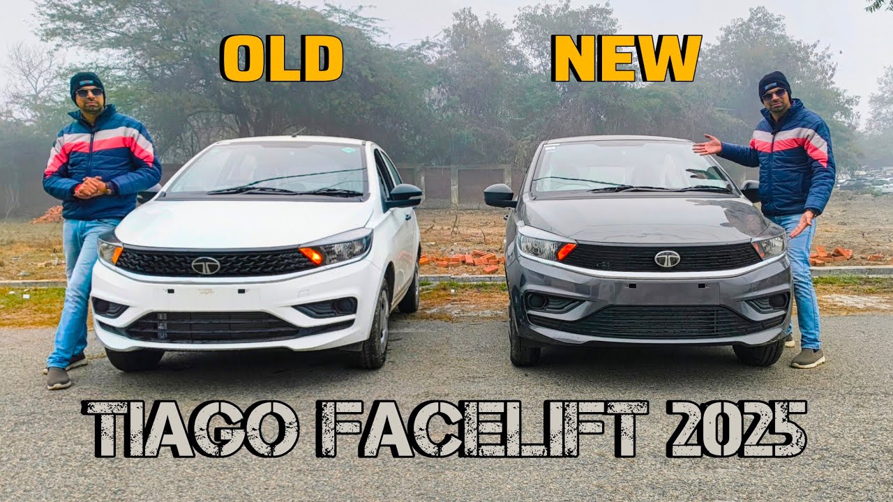 Tata Tiago Facelift 2025 vs Old Tiago 🚘 Kya naya Kya Purana