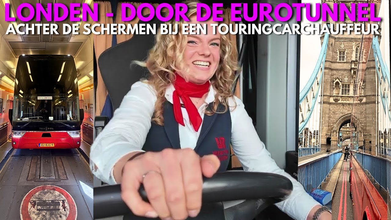 🚍MET DE DUBBELDEKKER DOOR DE EUROTUNNEL 🚇🇬🇧 | TOWER BRIDGE & BIG BEN | TOURINGCARCHAUFFEUR VLOG #43