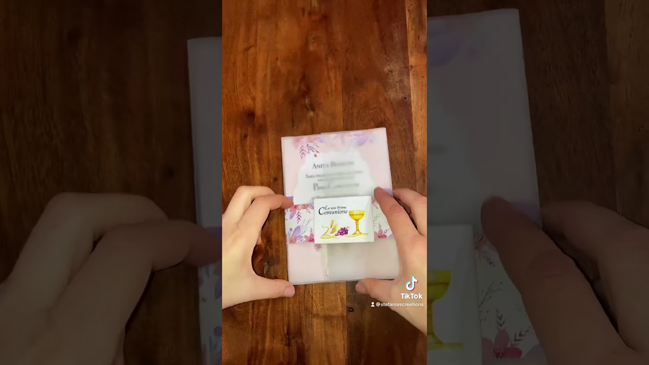 Partecipazione per comunione 🌸 communion invitations🌸#communion #invitations #partecipazione
