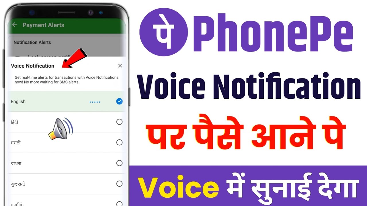 Phonepe Noice Notification Kaise Chalu Kare | How To Enable Phone Pe Voice Alert | Phonepe