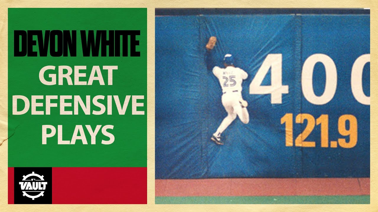 Devon White's jaw dropping, robbing catches!