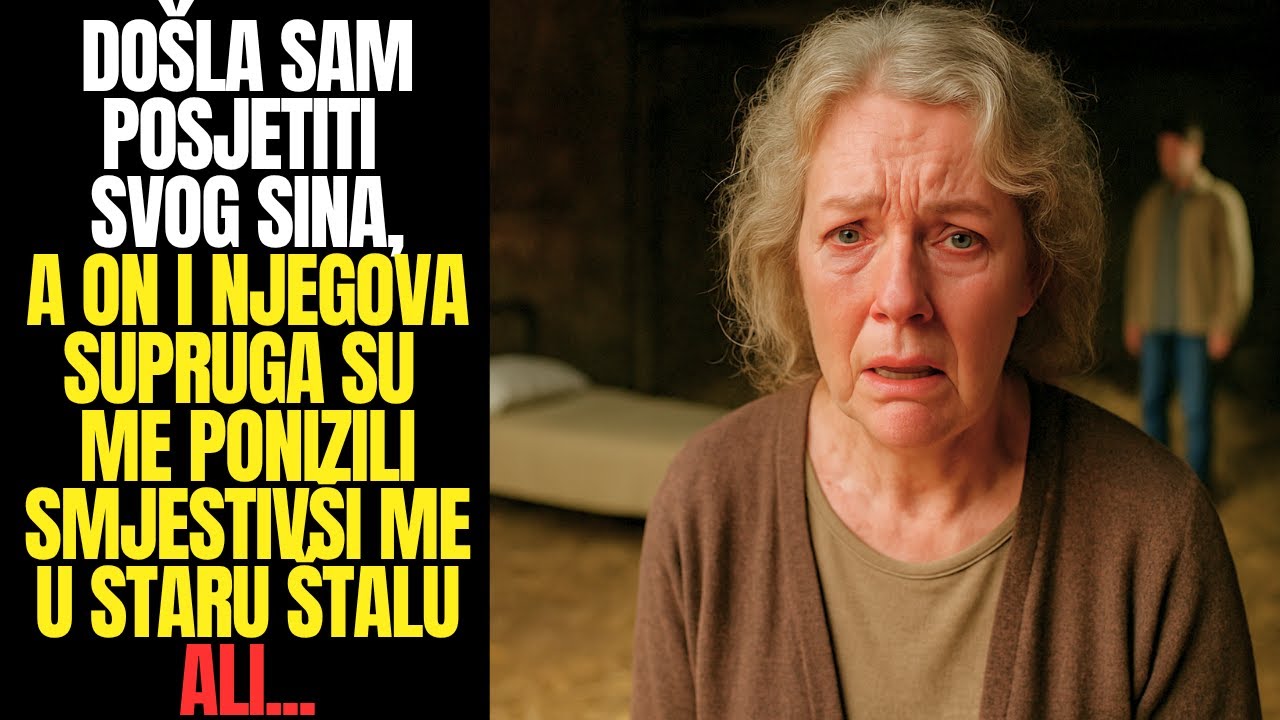 Došla sam posjetiti svog sina, a on i njegova supruga su me ponizili smjestivši me u staru štalu Ali