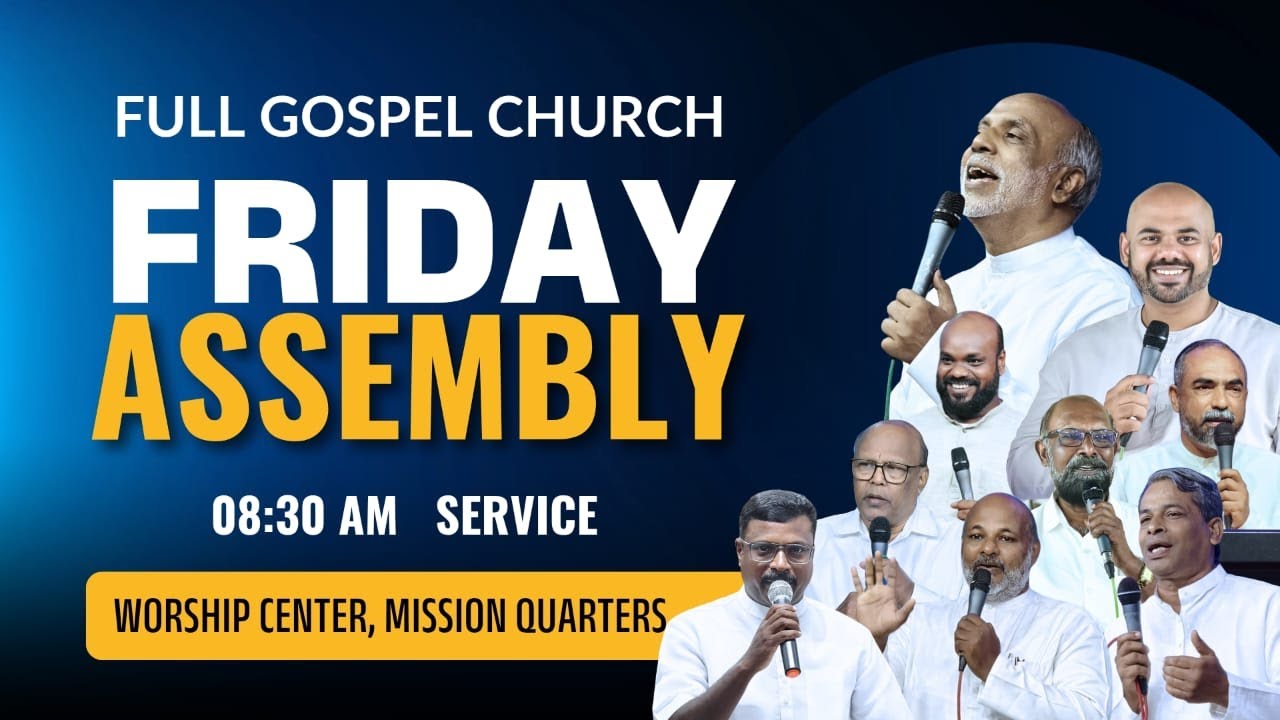23/01/2026 | 8.30 AM | Friday Live | Full Gospel Church | Worship Center Thrissur