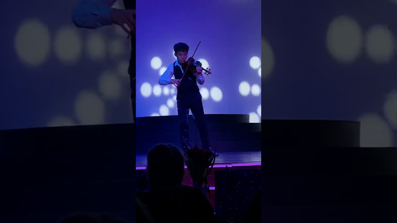Aiden plays Winter (L'inverno) First Movement by Vivaldi at CGT