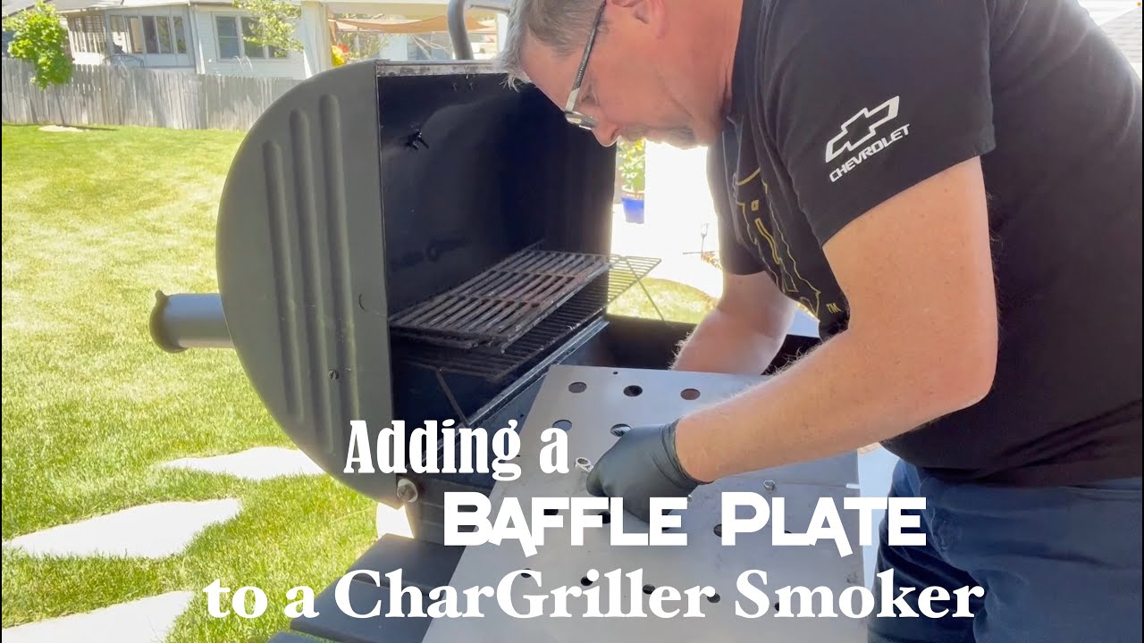 How to Add a Baffle Plate to Your Char-Griller Smoker for Better Heat Control