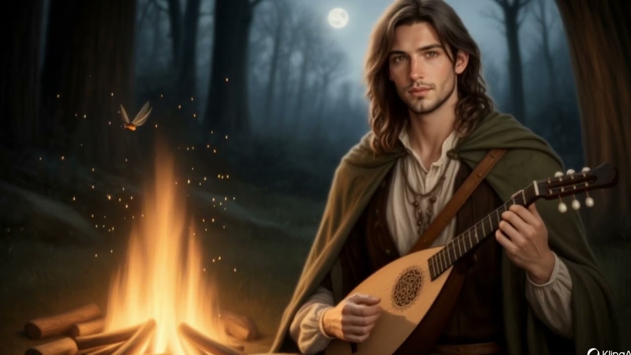 Fantasy Bard Music 🎻 | The Wandering Bard | DnD, RPG & Campfire Ambience