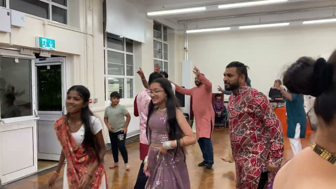 Garba at lyonpark primary school wembley with dangarwadi diu Community london 2025 part 3