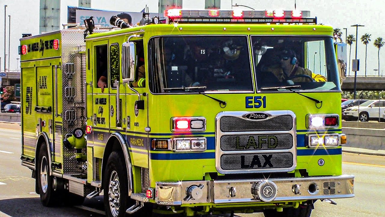 LAFD NEW Engine 51 Responding