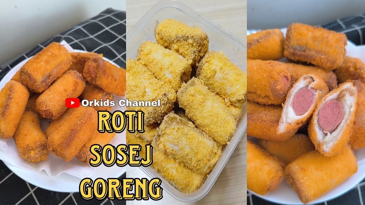 Cara Buat Roti Sosej Goreng 0.50sen | Jualan yang laku keras