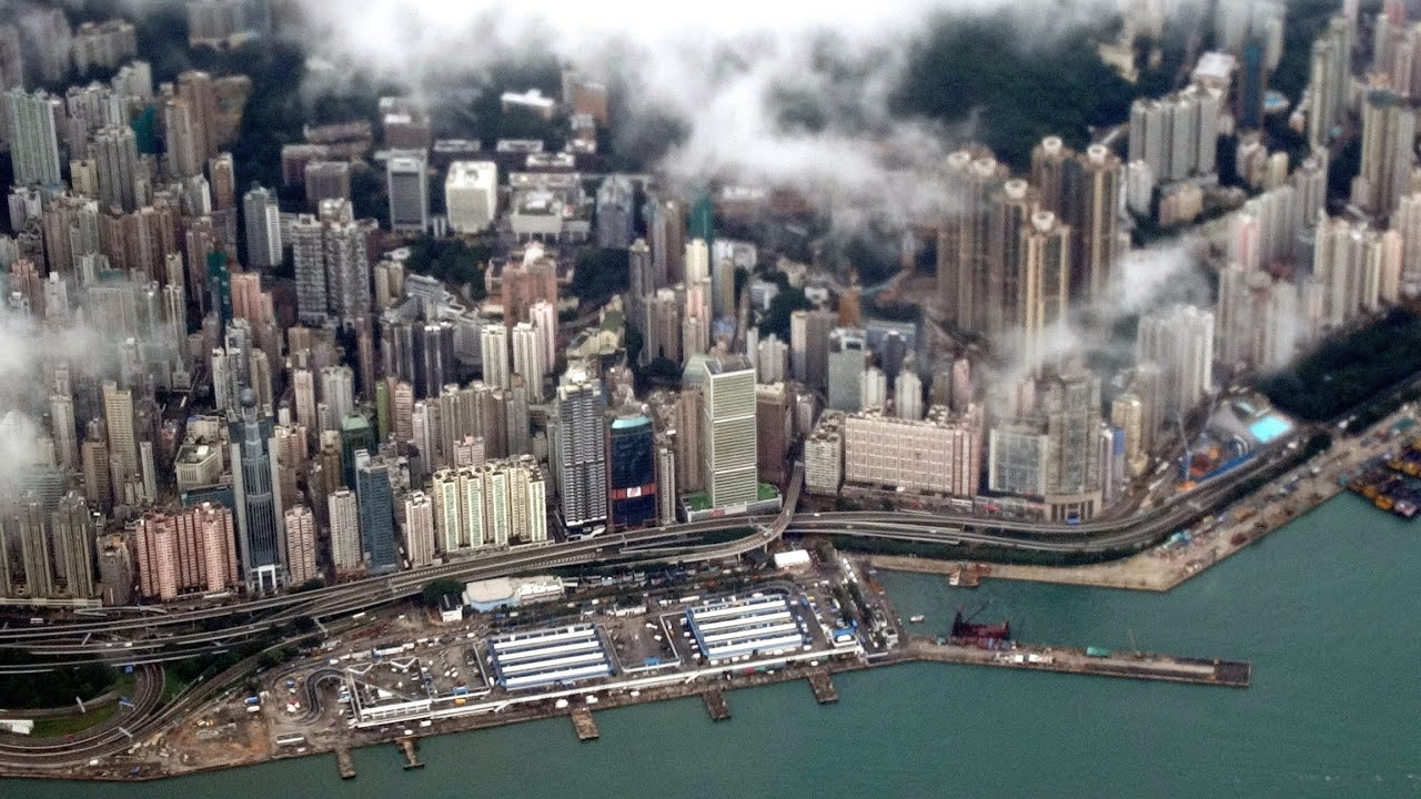 Hong Kong-Dallas flight AA138 美航香港直航達拉斯: HK Harbour, Taiwan, Mt. Rainier, Columbia 2015-10-05