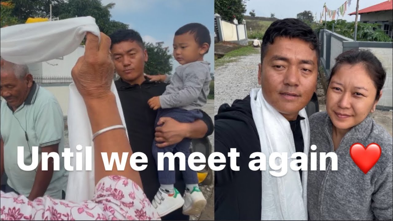 Bye bye to my Husband and Pala || Tibetan vlogger || Derab Woeser