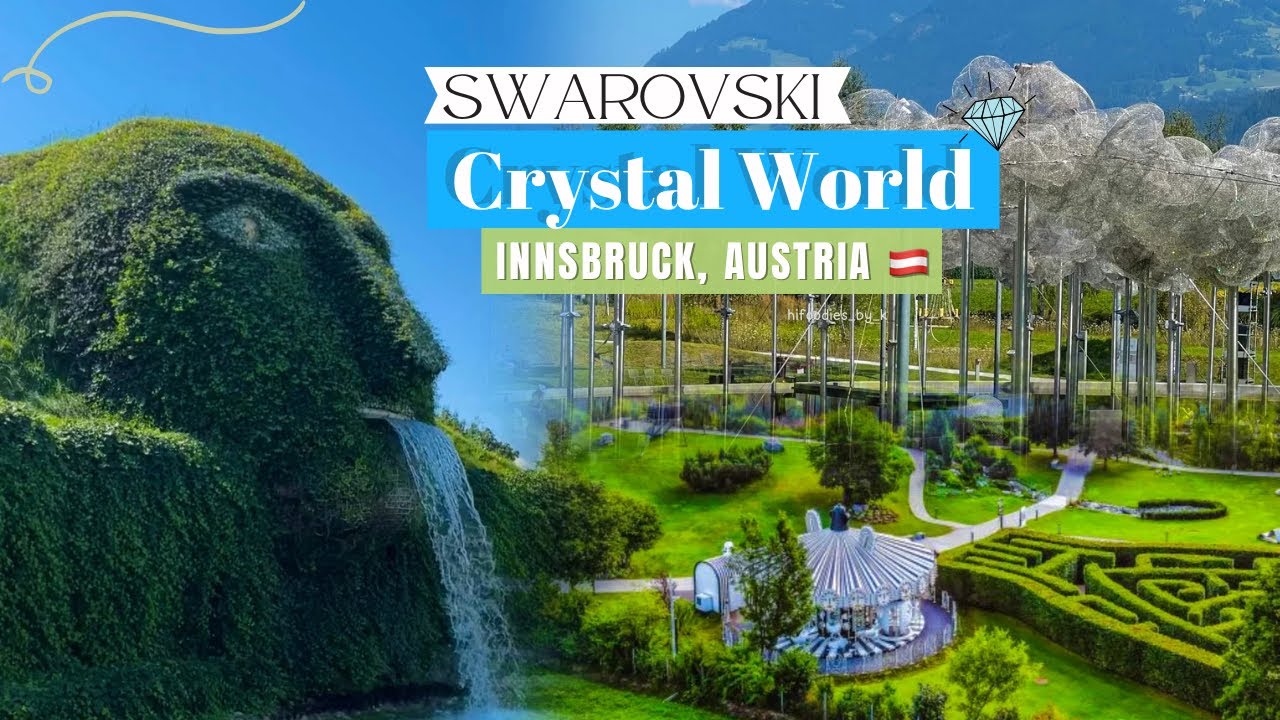 Innsbruck’s Swarovski Kristallwelten - beautiful Park and museum | Wattens, Tirol, Austria 🇦🇹[4k]