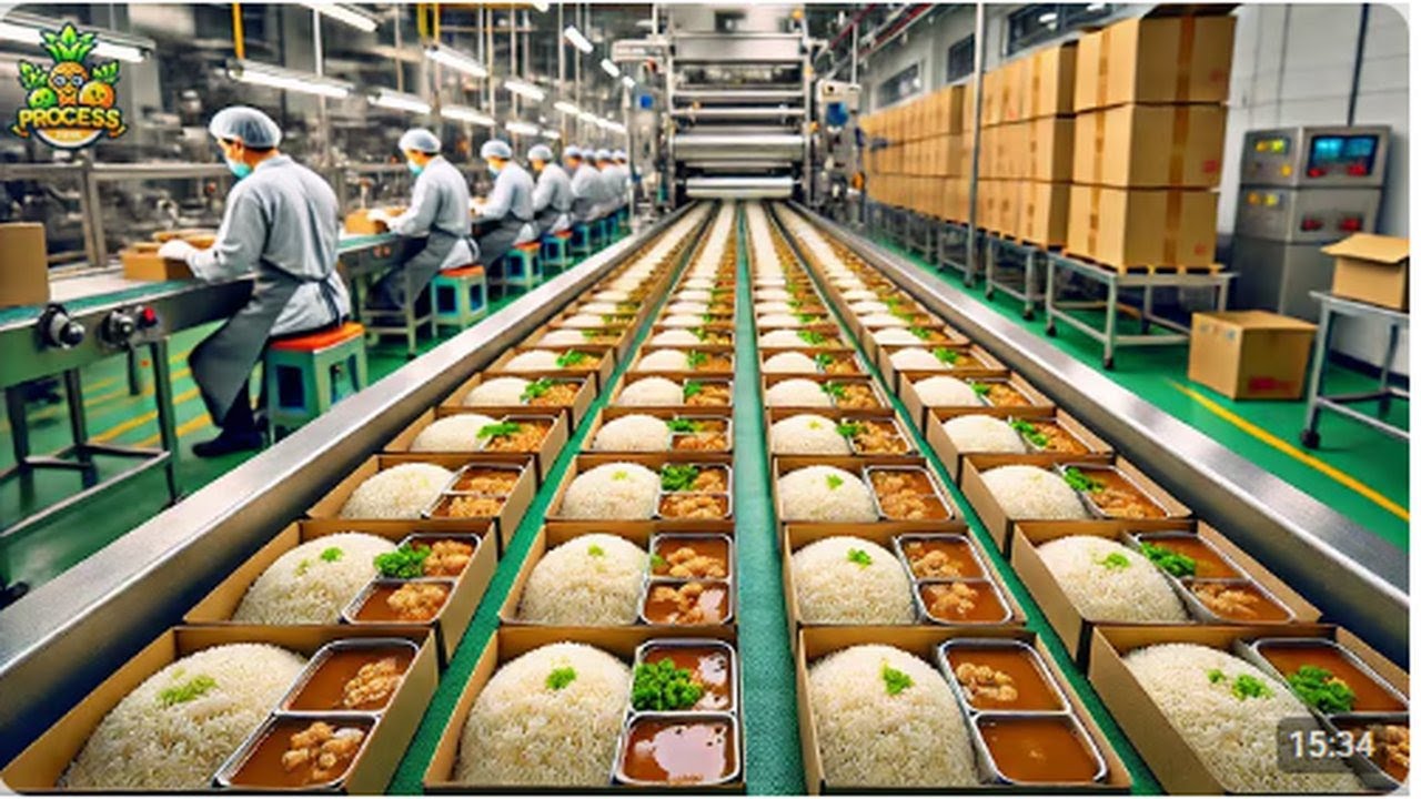 How Millions of Ready Meals Are Made in a Factory | Ready Meals Factory Process