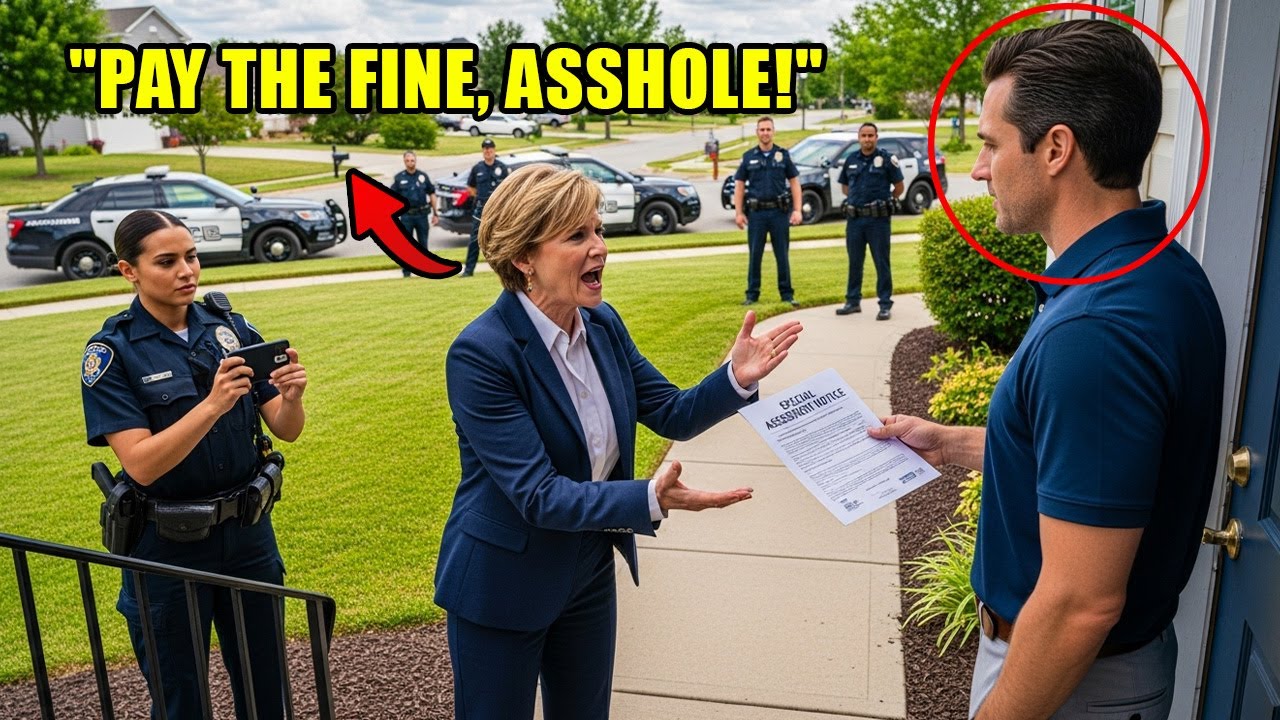 HOA “Cops” Blocked My Driveway Over a $79 Fine — Didn’t Realize I’m the Actual Chief of Police