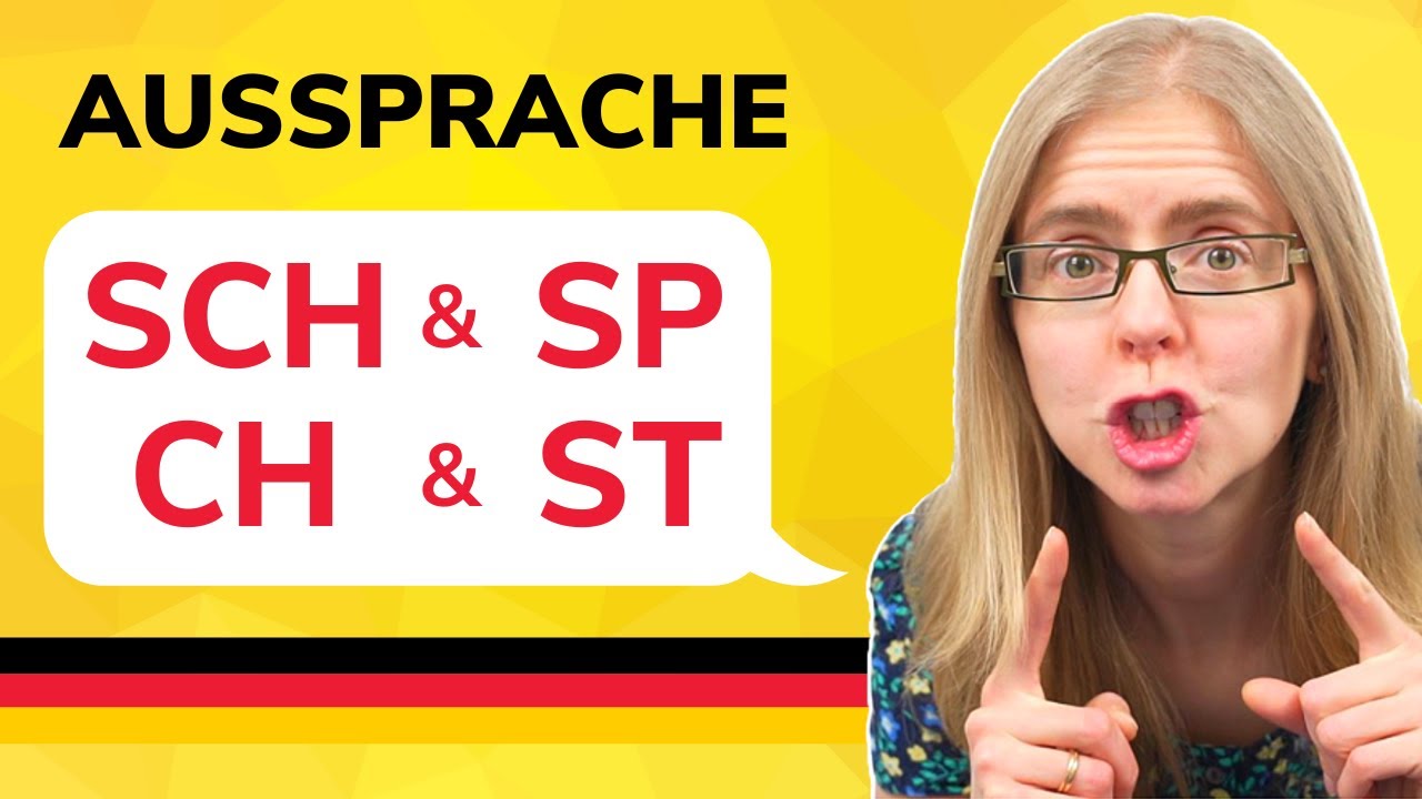 Aussprache - Übung - sch, sp, st, ch - German to Go