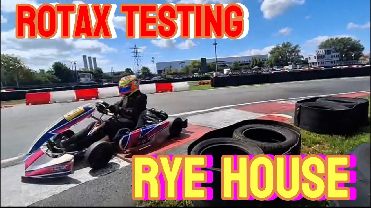 High-Speed Senior Rotax Go Kart Test Session at Rye House Kart Circuit