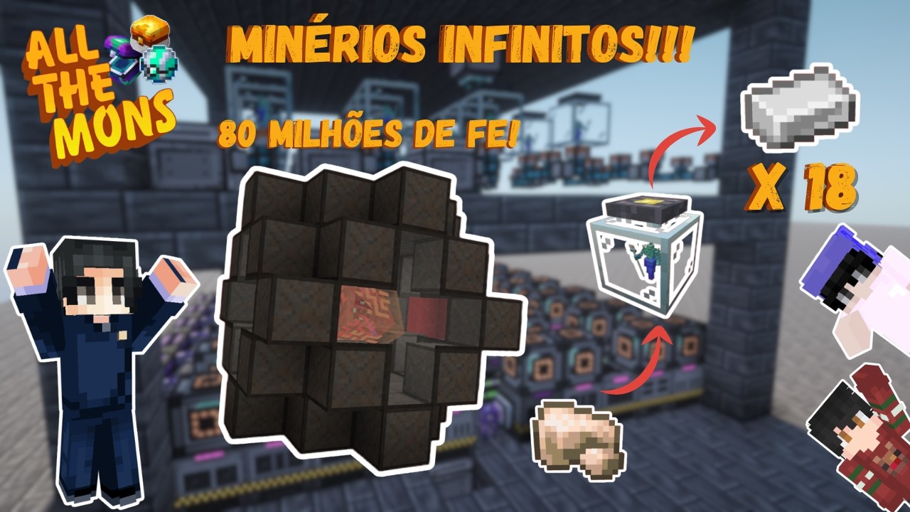 18x EM TODOS OS MINÉRIOS?! 😱 ALL THE MONS #29