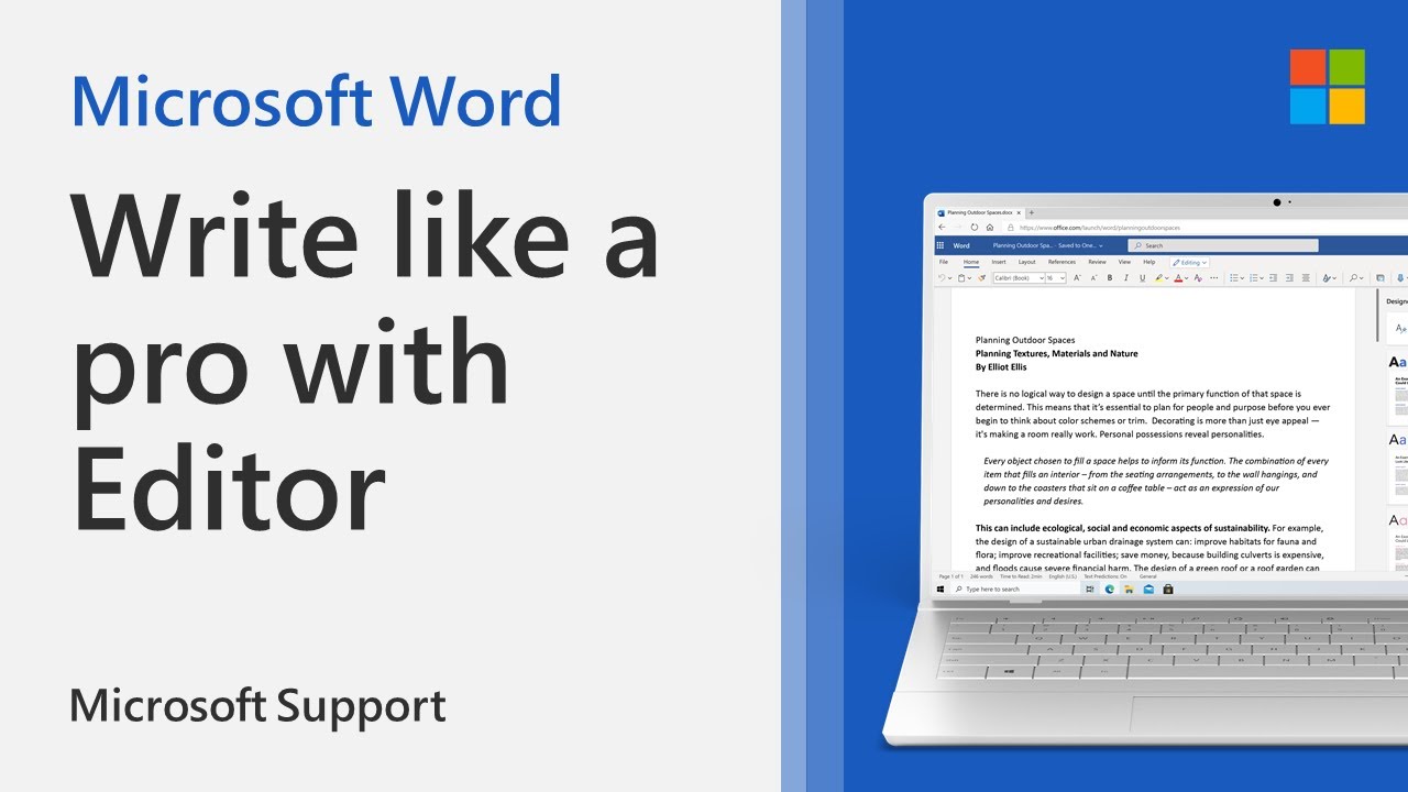 Как использовать редактор Microsoft | Microsoft