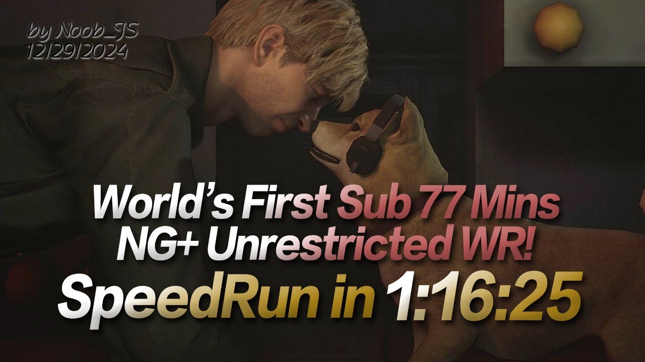 Silent Hill 2 RE NG+ Unrestricted SpeedRun in 1:16:25 LRT