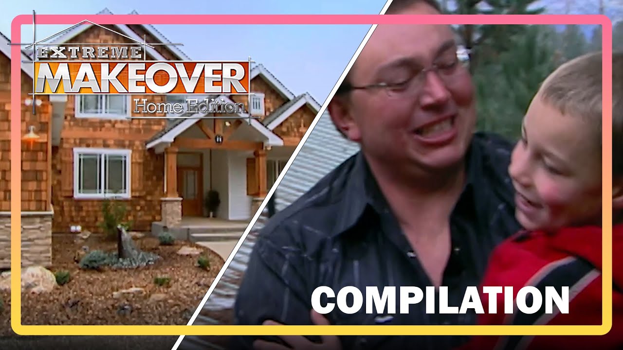 The Most Emotional Reveals In Extreme Makeover History | Extreme Makeover Home Edition