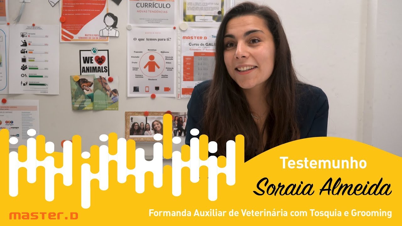 Soraia Almeida foi desafiada e mudou de vida | Curso Auxiliar Veterinária com Tosquia e Grooming