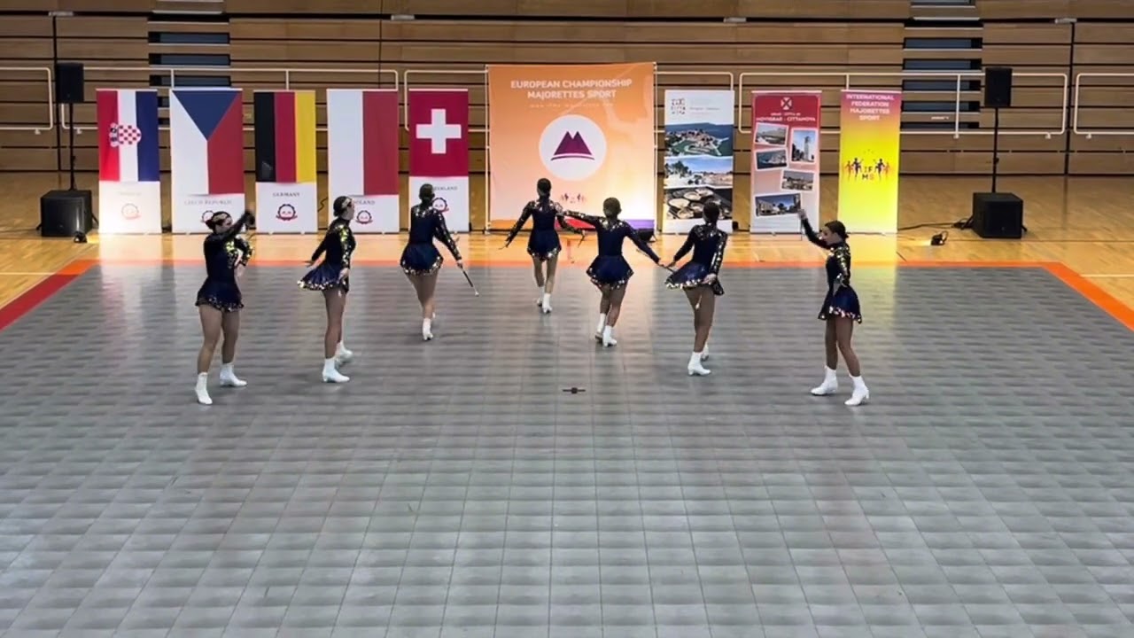 Mažoretky Dračice Bystřice Miniformace Baton Seniorky Enemy 2025