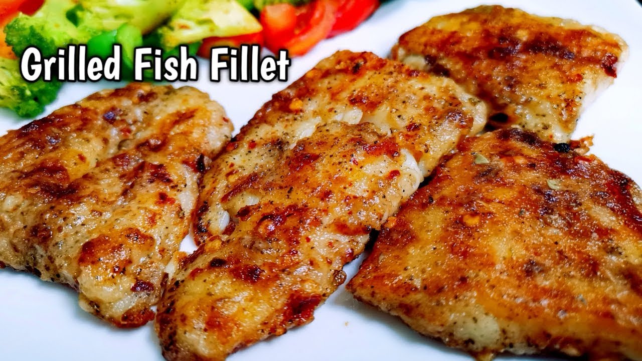 Grilled fish fillet - Quick, spicy and delicious!