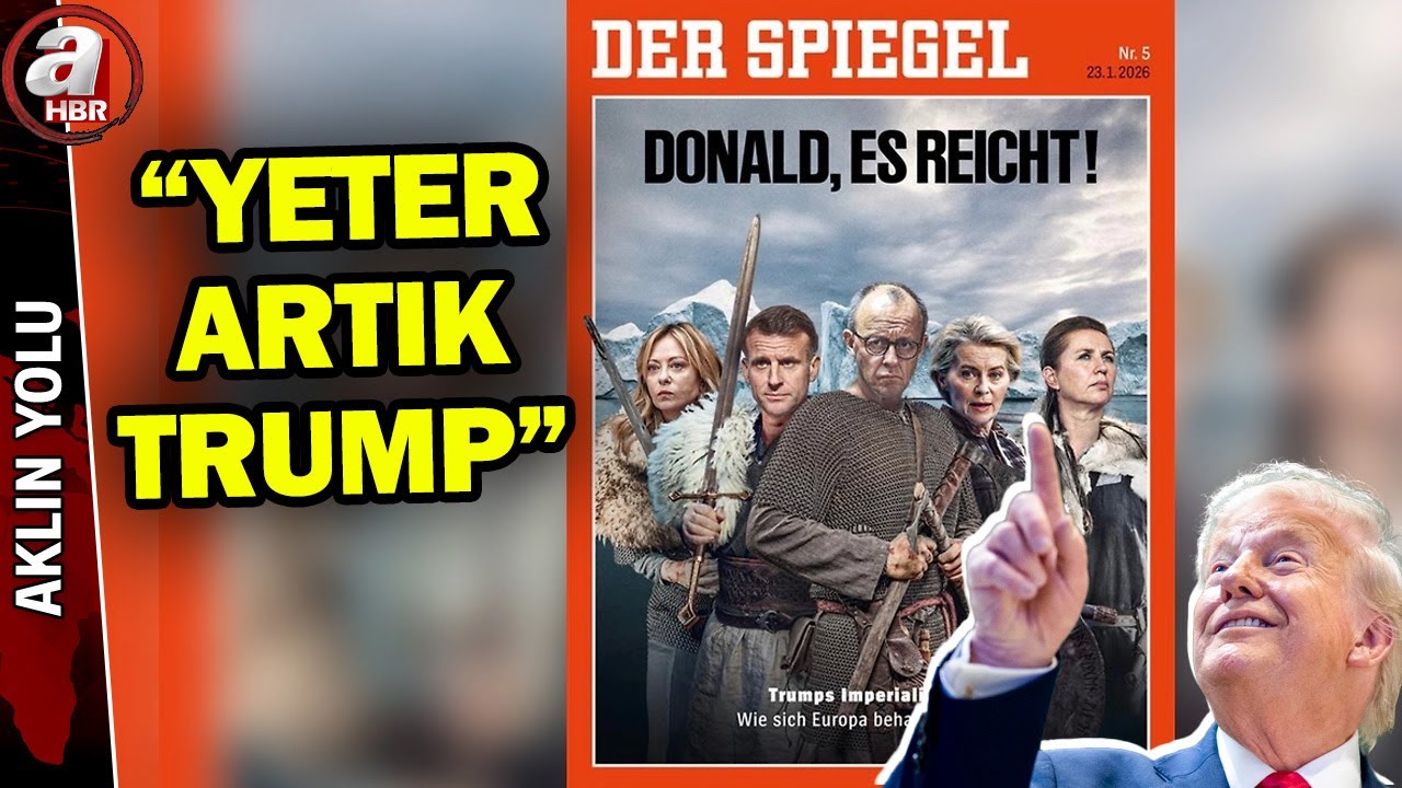 Alman ve İngiliz dergilerden Trump'a gönderme: Yeter artık Trump | A Haber