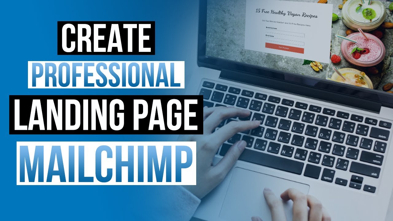 How To Make a PROFESSIONAL Landing Page In Mailchimp | COMPLETE TUTORIAL