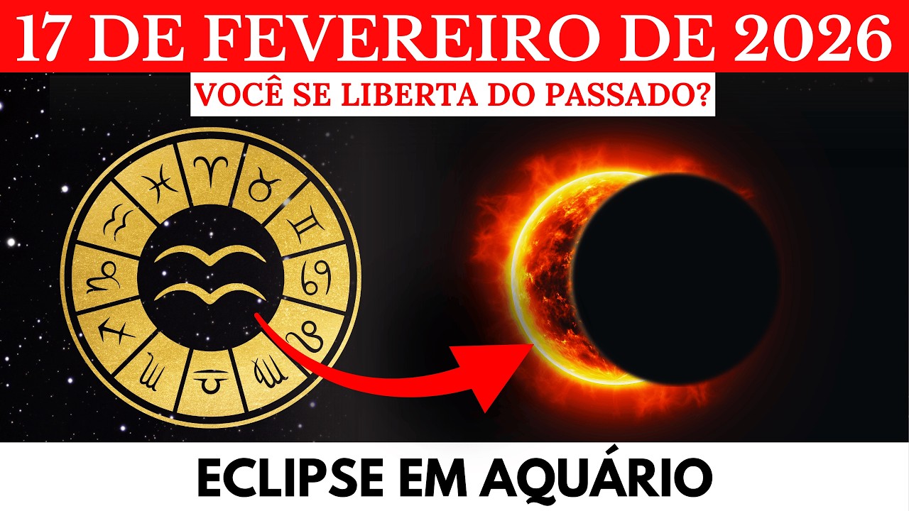 IMPACTO RARO EM 17 DE FEVEREIRO! Por Que o Eclipse em Aquário Vai Mudar Tudo