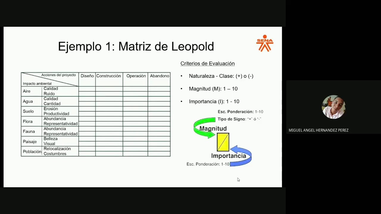 MATRIZ DE LEOPOLD