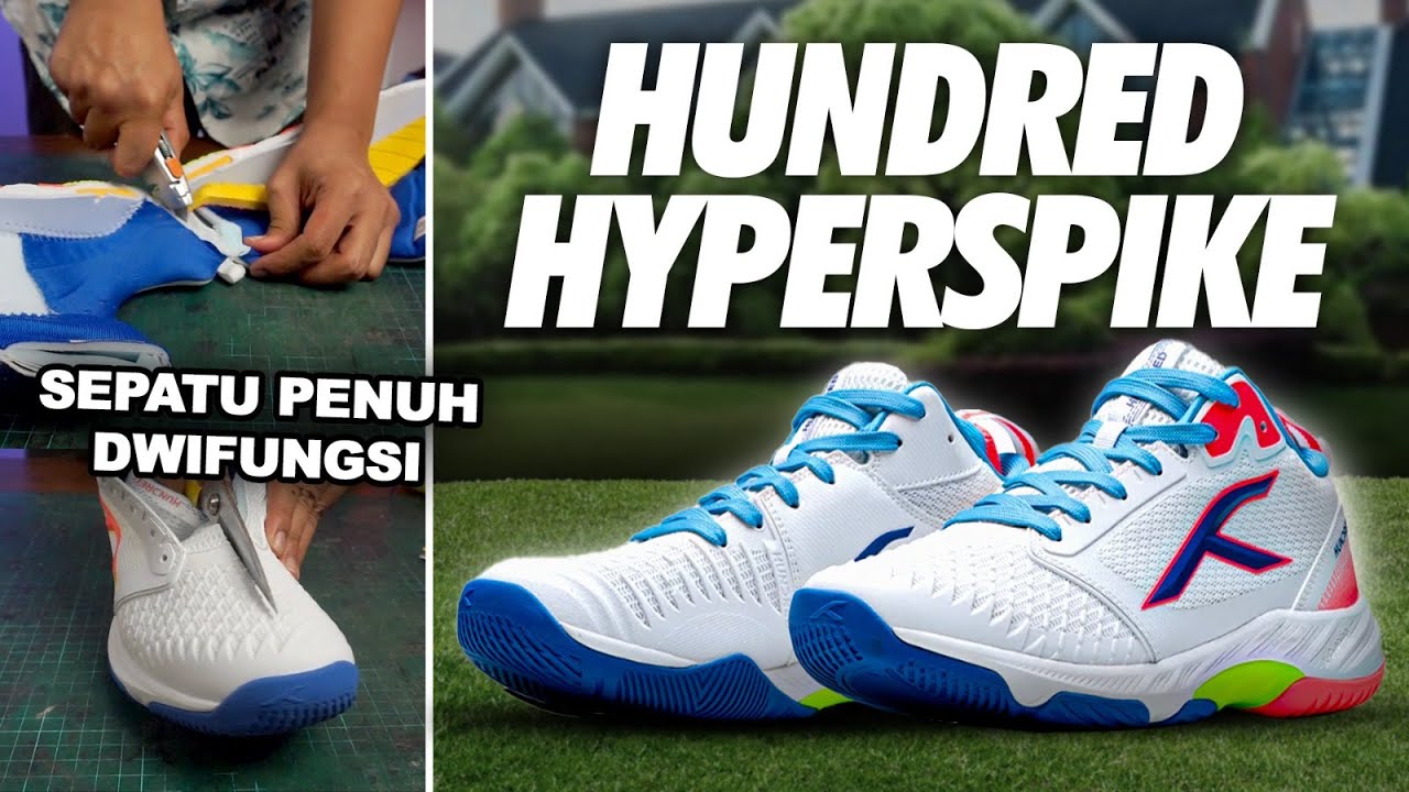 COURT SHOE INI KATANYA MIRIP ASICS - REVIEW SEPATU HUNDRED HYPERSPIKE