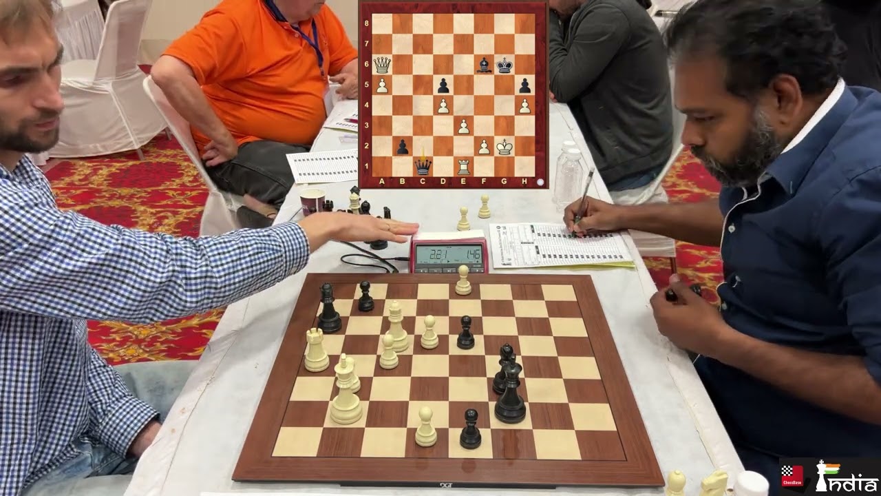 How to tactically finish off an endgame | GM Boris Savchenko vs GM J. Deepan Chakkravarthy