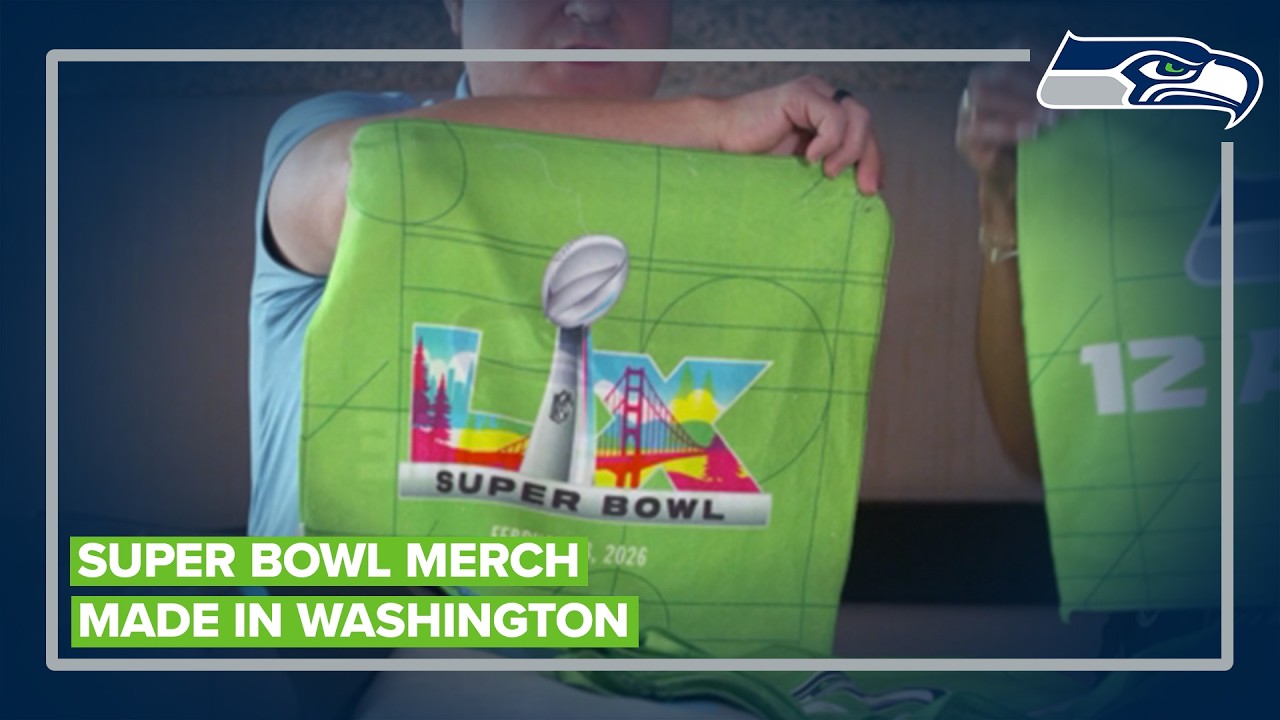 Pacific Northwest company makes Super Bowl merch