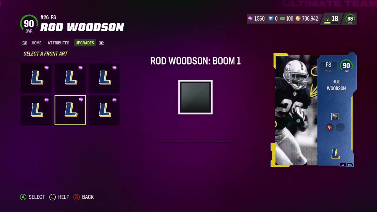 Madden 23 - Rod Woodson 90 OVR