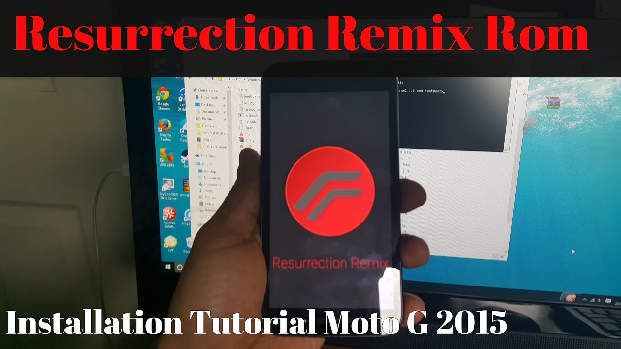 Moto G 2015 3rd Gen RESURRECTION REMIX  ROM INSTALL TUTORIAL!