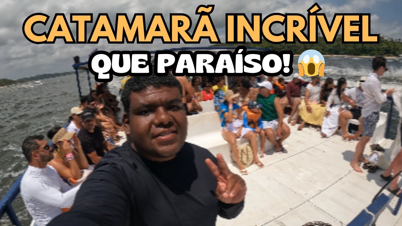 EU NÃO ESPERAVA TANTO! PASSEIO DE CATAMARÃ NA PRAIA DE CARNEIROS
