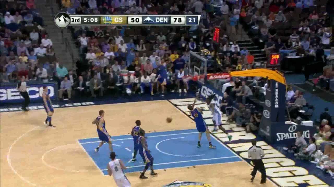 Kenneth Faried Career high 27 points 17 rebounds vs Golden State Warriors full highlights 04.09.2012