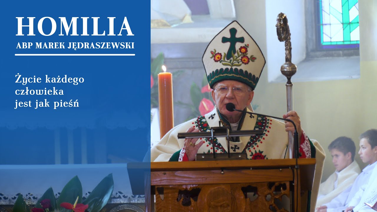Abp Marek Jędraszewski w Poroninie: Życie każdego człowieka jest jak pieśń