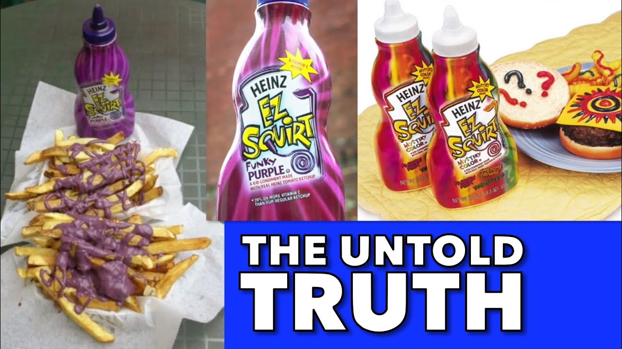 Нерассказанная правда о кетчупе Heinz EZ Squirt — #FoodieFlashback #FoodHistory