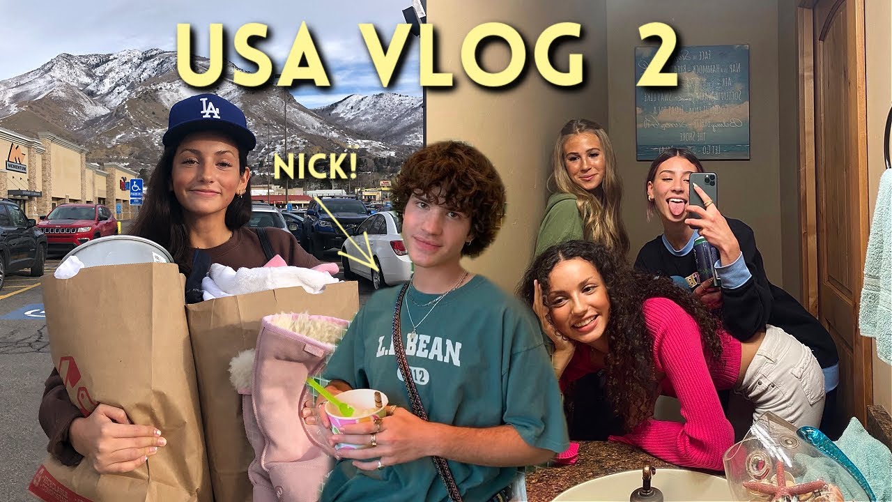 USA VLOG #2 // thrift shoppar, tr&auml;ffar nick & min v&auml;rdfamilj