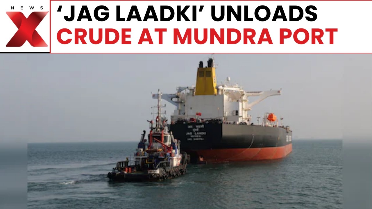 Indian Tanker Jag Laadki Docks at Mundra Port With 80,886 MT Crude Oil | NewsX