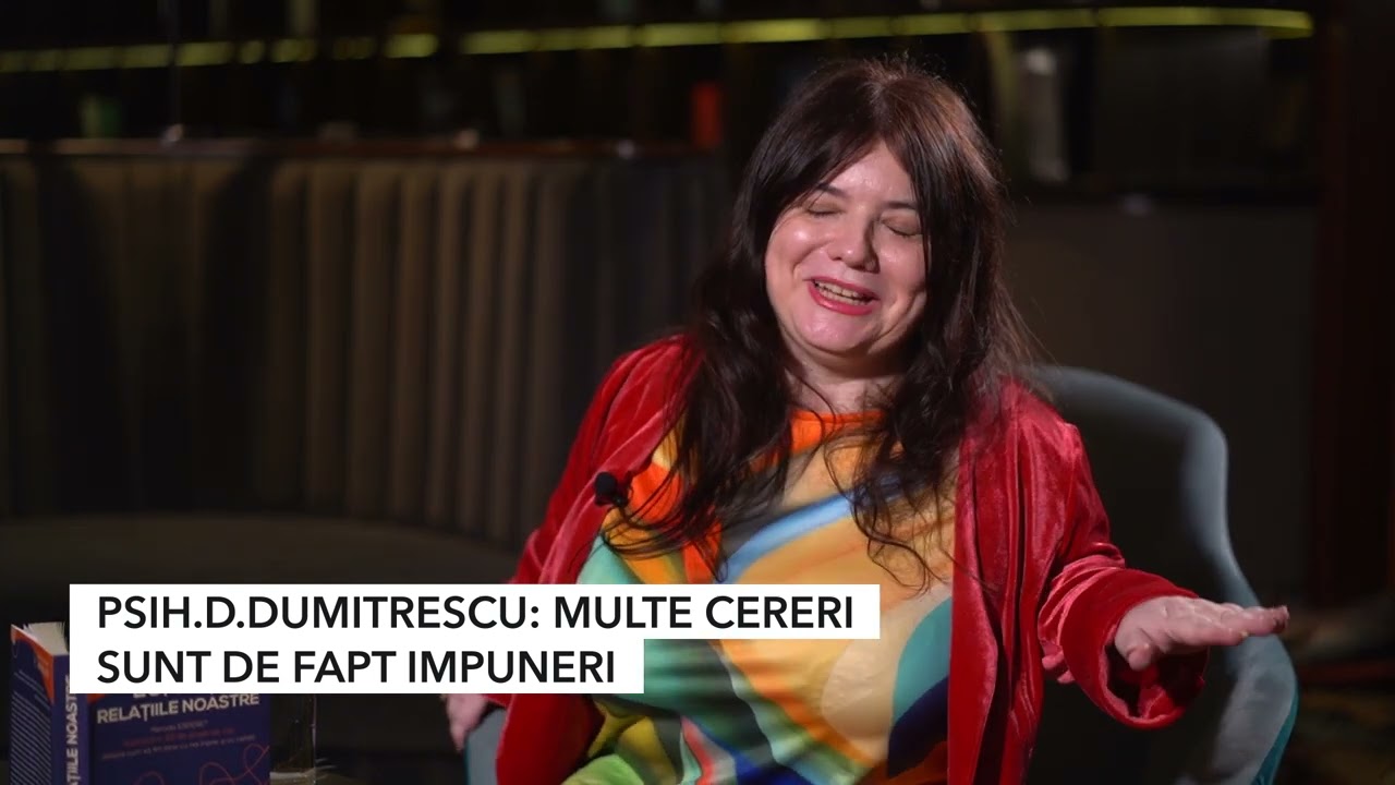PSIH.D.DUMITRESCU: SINGURA PERSOANĂ CĂREIA ÎI SUNT DATOARE SĂ FIU FERICITĂ SUNT EU