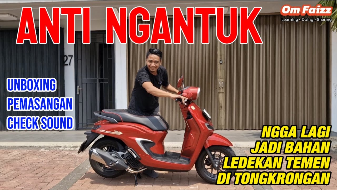 Review Knalpot KENSHI HANZO PNP Honda Stylo 160, Ngebass Adem