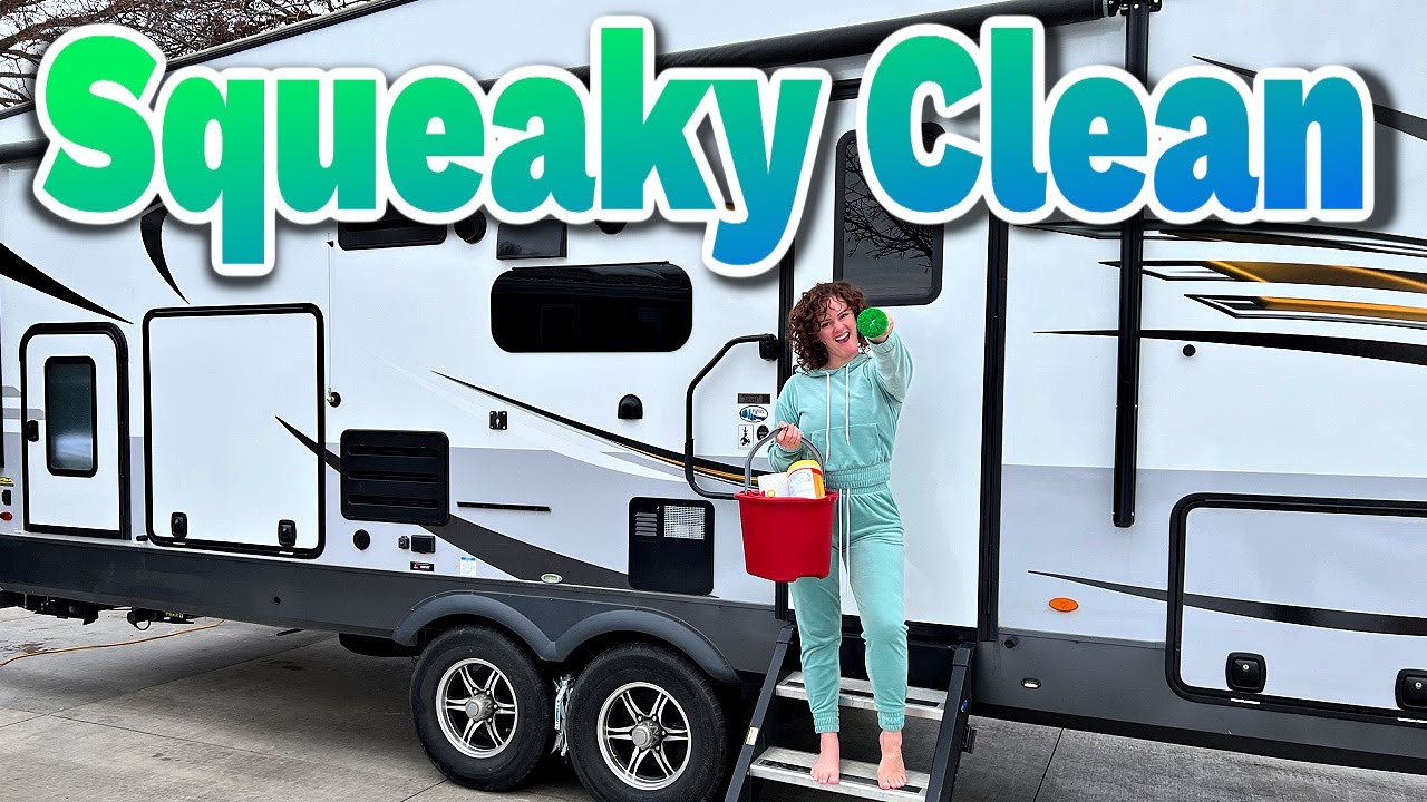 Clean My RV with me + TOUR