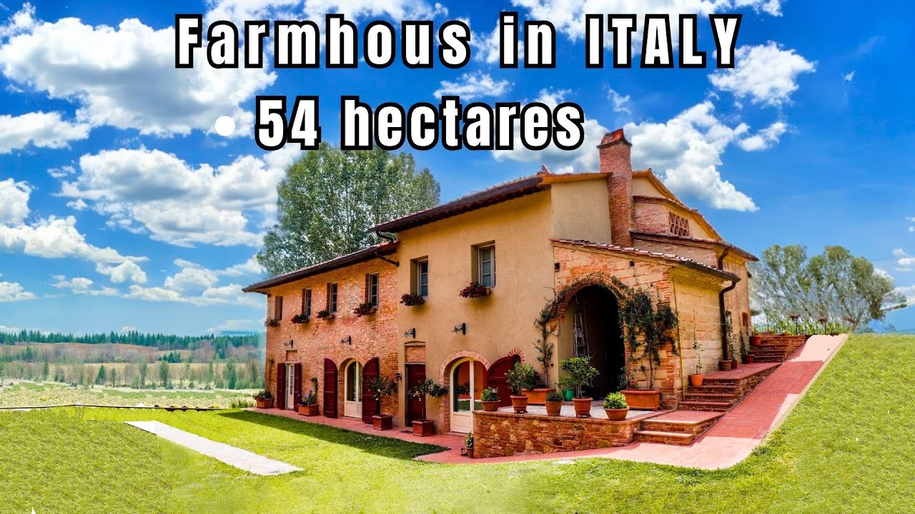 Touring a stunning farm house in San Miniato Tuscany Italy | € 2,900,000