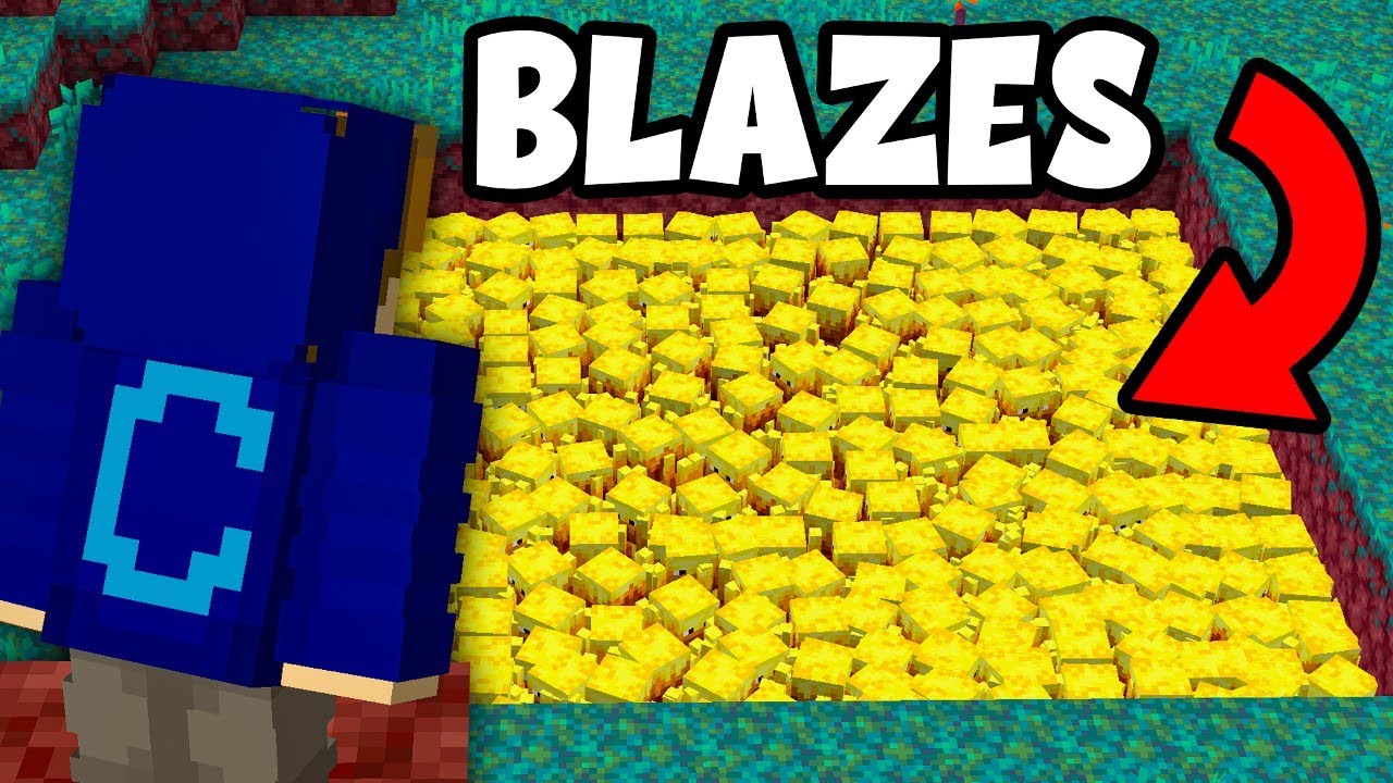 Using 1,078 Blazes to Kill One Minecraft Player...