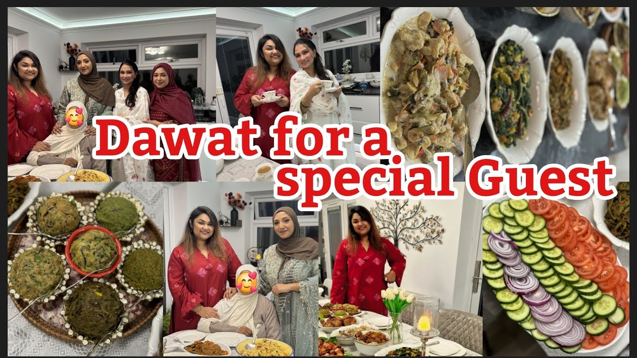 Dawat vlog |Hosting for a special guest | Arranging Dawat party | home cooking and hosting ideas 